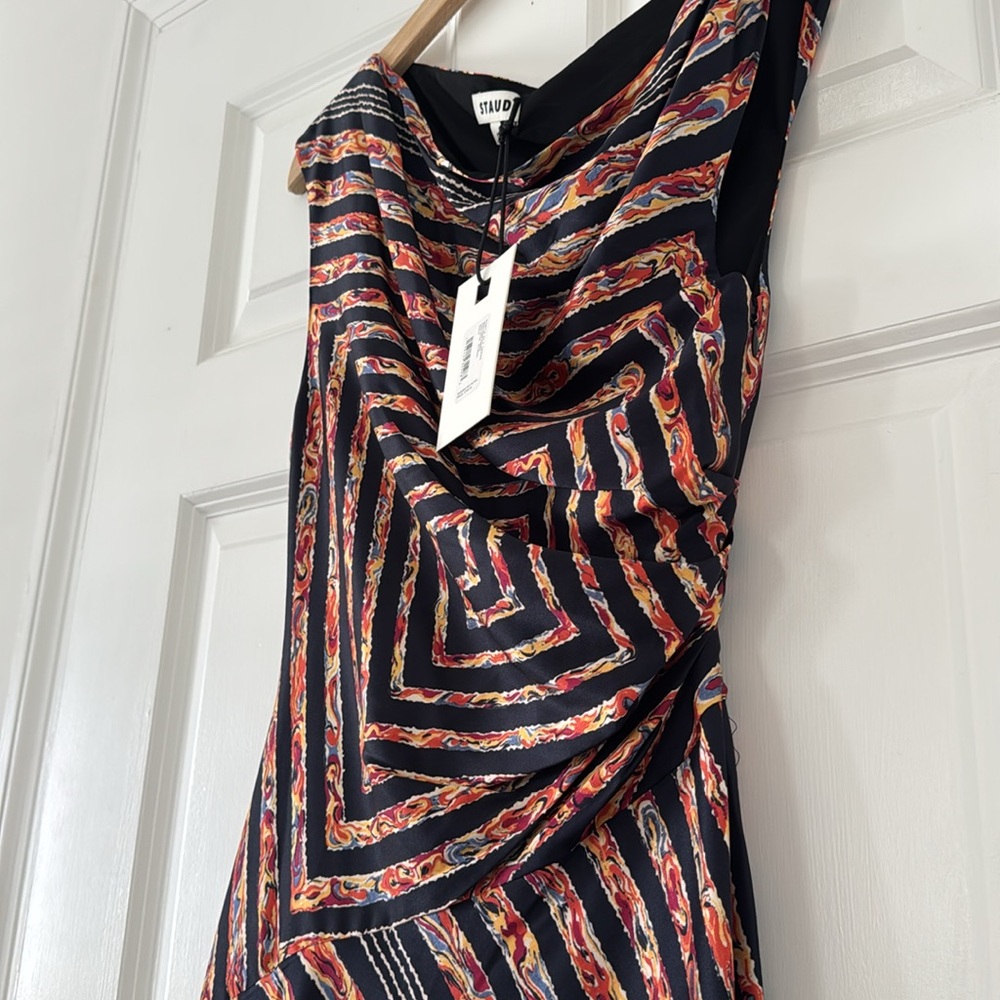 Staud PORTIA SILK DRESS STUDIO - Picture 12 of 17